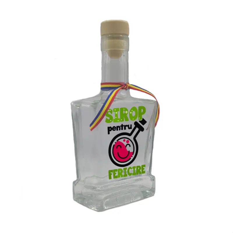 Sirop pentru fericire, sticla cu mesaj plata, 250 ml, model divgs179 32